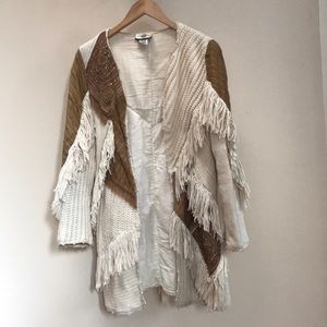 Fringed cardigan from Boston Proper